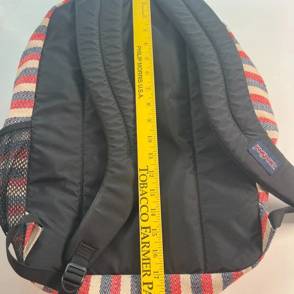 Jansport Backpack Big Student Multicolor Cotton Clean No Holes Large 17